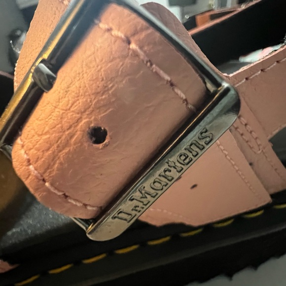 Dr. Martens Voss Quad Pink Leather Platform Sandals Women’s 10 EU 42 - Picture 6 of 9